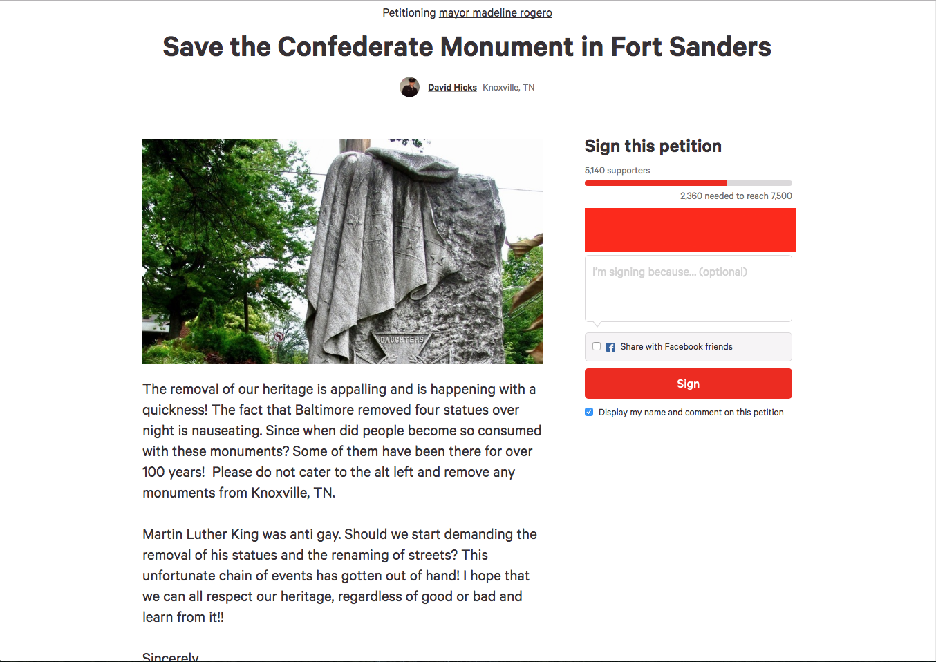Change Petition 2
